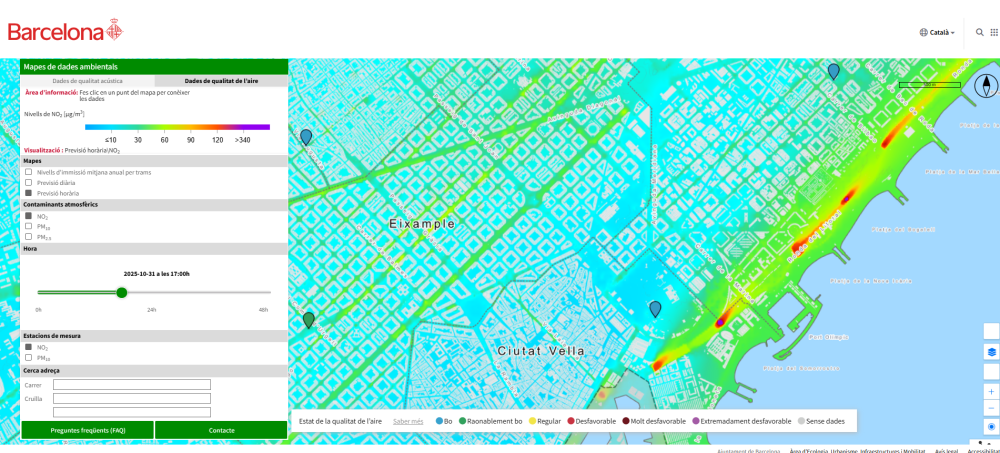 Mapa de Dades Ambientals